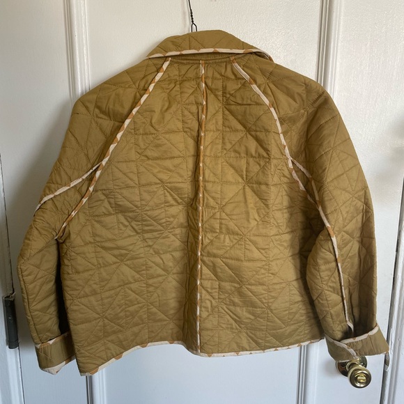 Madewell Quilted Women’s Jacket in Mustard - Picture 4 of 5
